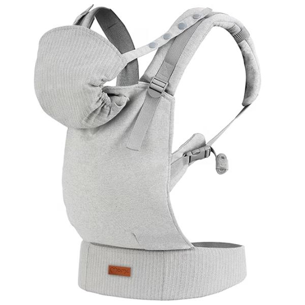 Marsupiu pentru copii MoMi Collet (NOSI00003) 20 kg/ Gray photo 1