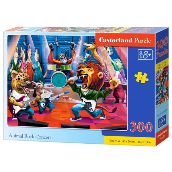 Puzzle 2D Castorland Animal Rock Concert 8+/ Numărul de piese: 300 photo 1