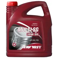 Моторное масло Favorit 20W-50 Multi 20W-50 4 л минеральное