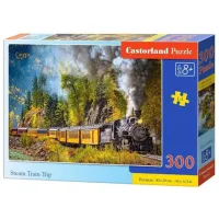 Puzzle 2D Castorland Steam Train Trip 8+/ Numărul de piese: 300