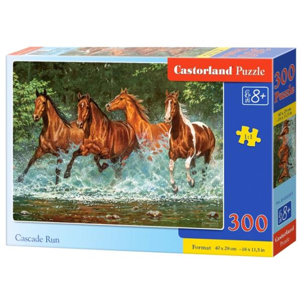 Puzzle 2D Castorland Cascade Run 8+/ Numărul de piese: 300 photo 1