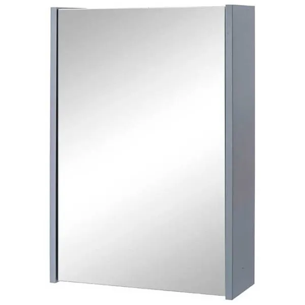 Шкаф с зеркалом Martat Pera 65см x 45см x 12см/ Зеркало/ Светло-серый photo 1