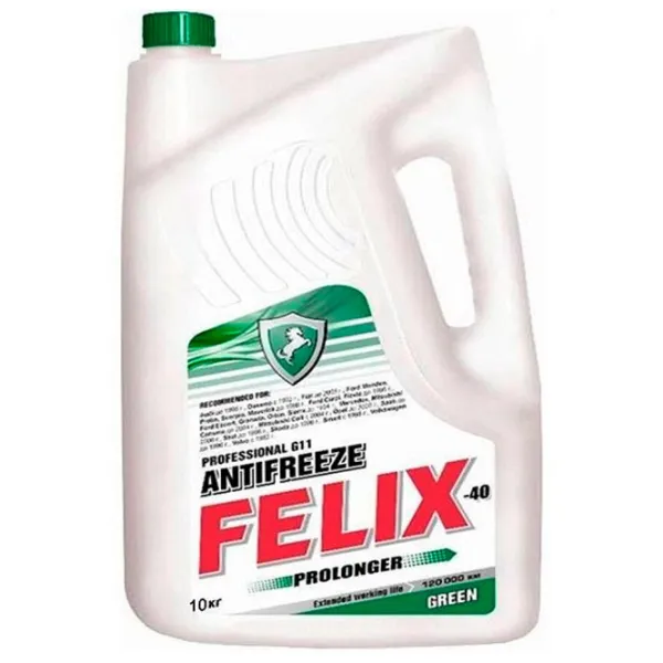 Антифриз Felix Prolonger 10025002401 10 л Зелёный photo 1