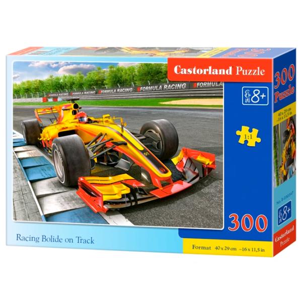 Пазл 2D Castorland Racing Bolide on Track 8+/ Количество деталей: 300 photo 1