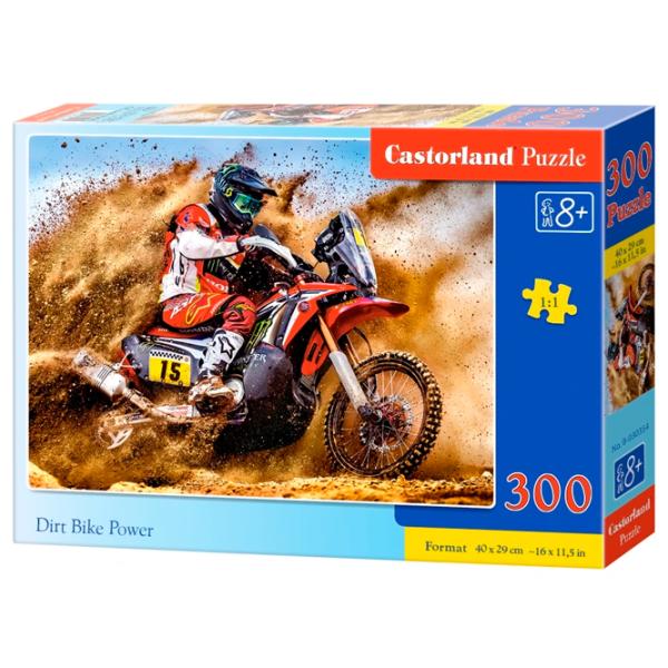 Пазл 2D Castorland Dirt Bike Power 8+/ Количество деталей: 300 photo 1