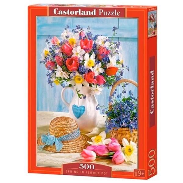 Puzzle 2D Castorland Spring in Flower Pot 9+/ Numărul de piese: 500 photo 1