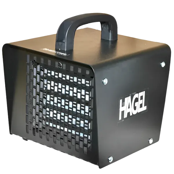 Тепловая пушка Электрическая Hagel PTC-2000 2000 Вт/ 20 м²/ 92 м³/ ч photo 1