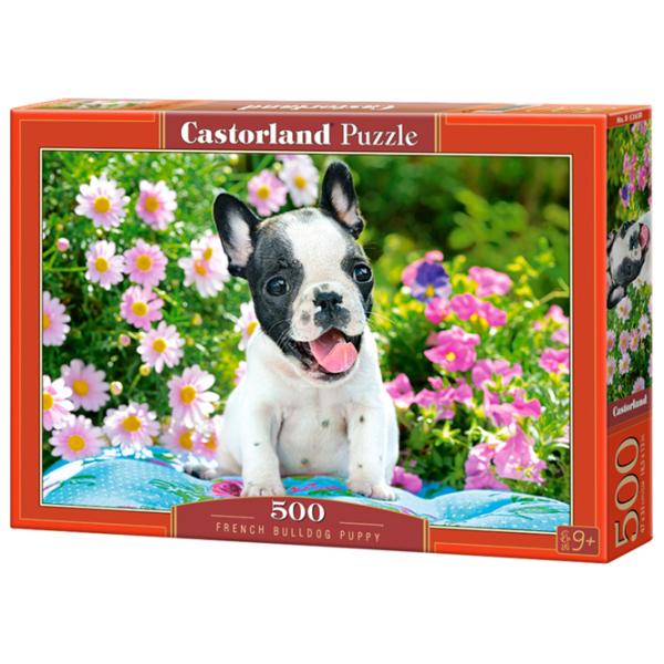 Пазл 2D Castorland French Bulldog Puppy 9+/ Количество деталей: 500 photo 1