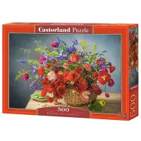 Puzzle 2D Castorland Bouquet With Poppies 9+/ Numărul de piese: 500