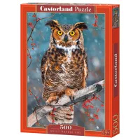 Пазл 2D Castorland Great Horned Owl 9+/ Количество деталей: 500