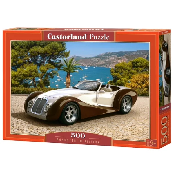 Puzzle 2D Castorland Roadster in Riviera 9+/ Numărul de piese: 500 photo 1