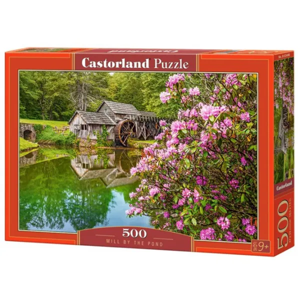 Puzzle 2D Castorland Mill By The Pond 9+/ Numărul de piese: 500 photo 1