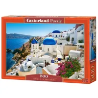 Пазл 2D Castorland Summer in Santorini 9+/ Количество деталей: 500