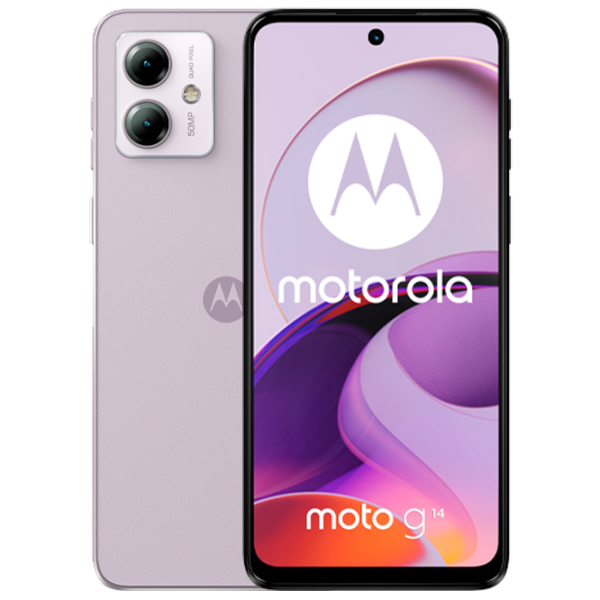 Motorola Moto G14 4 ГБ/ 128 ГБ/ Dual SIM/ Liliac Pale photo 1