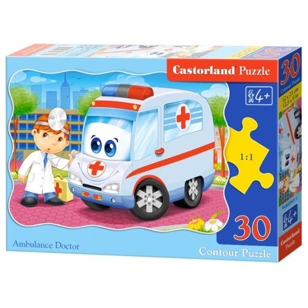 Пазл 2D Castorland Ambulance Doctor 4+/ Количество деталей: 30 photo 1
