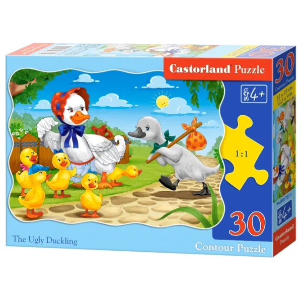 Puzzle 2D Castorland The Ugly Duckling 4+/ Numărul de piese: 30 photo 1
