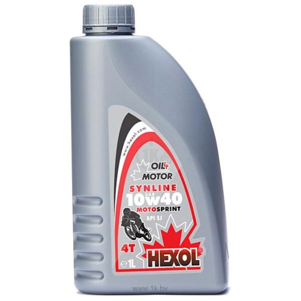 Моторное масло Hexol 10W-40 Synline Motosprint 10W-40 1 л полусинтетическое photo 1 Моторное масло Hexol 10W-40 Synline Motosprint 10W-40 1 л полусинтетическое photo 1