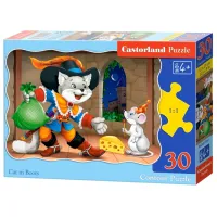 Puzzle 2D Castorland Cat in Boots 4+/ Numărul de piese: 30
