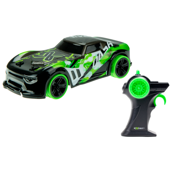 Машинка Exost Lightning Dash 7530-20630 8 км/ ч/ 2.4 ГГц/ Черный Зелёный photo 1
