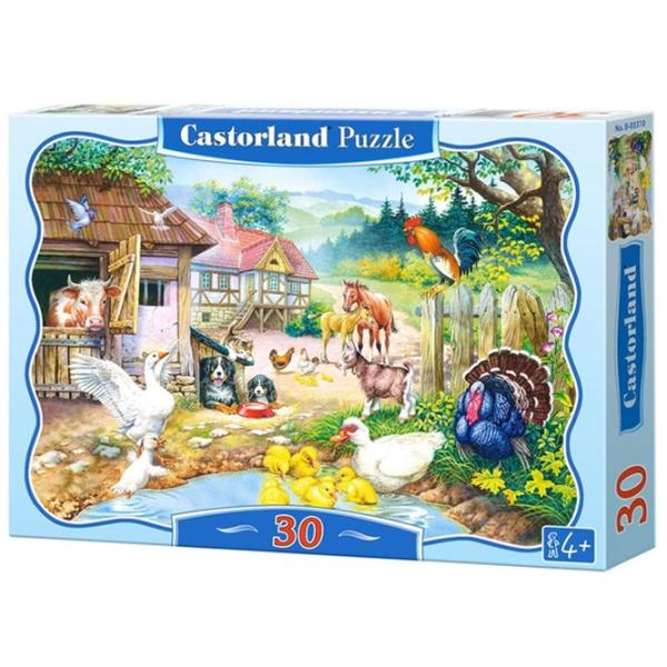 Puzzle 2D Castorland Farm 4+/ Numărul de piese: 30 photo 1