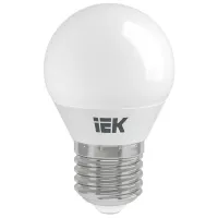 Лампочка светодиодная IEK G45 LLE-G45-5-230-30-E27 E27/ 5 Вт/ 3000 K/ 450лм/ White