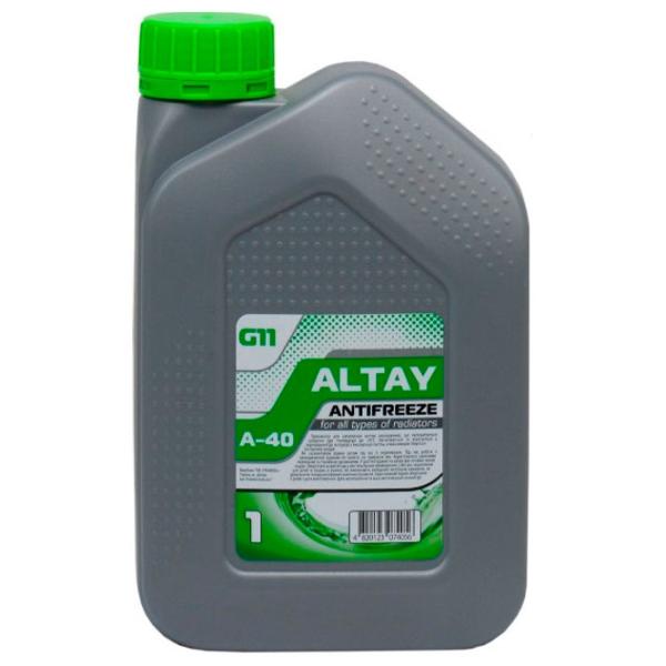 Антифриз Altay G11 A-40 43512 10 л Зелёный photo 1