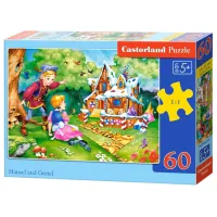 Пазл 2D Castorland Hansel and Gretel 5+/ Количество деталей: 60