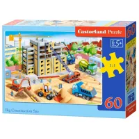 Пазл 2D Castorland Big Construction Site 5+/ Количество деталей: 60