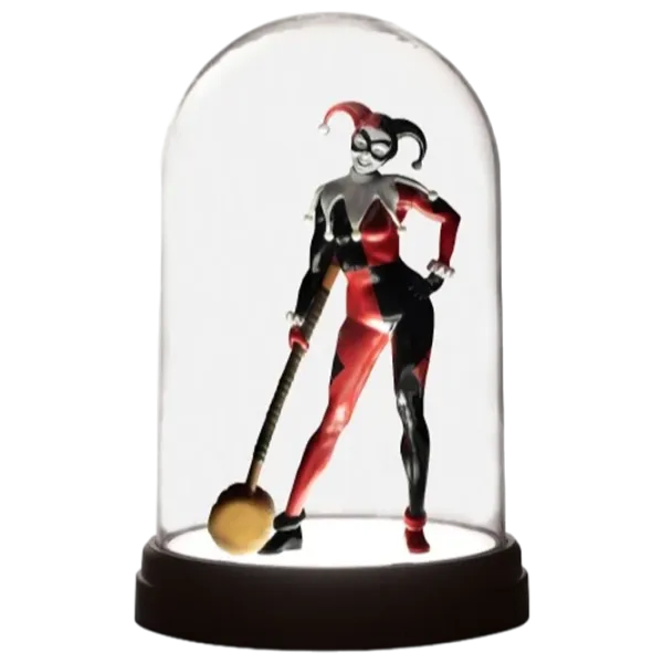Lampă de masă fan Paladone Harley Quinn Bell Jar Black photo 1 Lampă de masă fan Paladone Harley Quinn Bell Jar Black photo 1