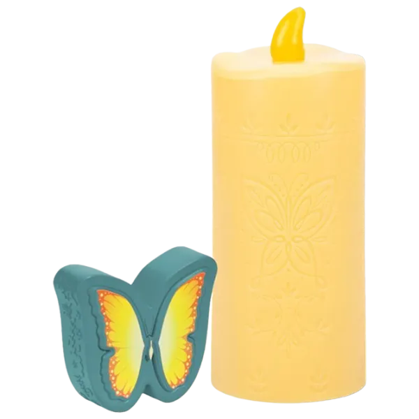 Настольная лампа фан Paladone Encanto Candle Light with Butterfly Remote Желтый photo 1