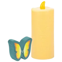 Lampă de masă fan Paladone Encanto Candle Light with Butterfly Remote Yellow