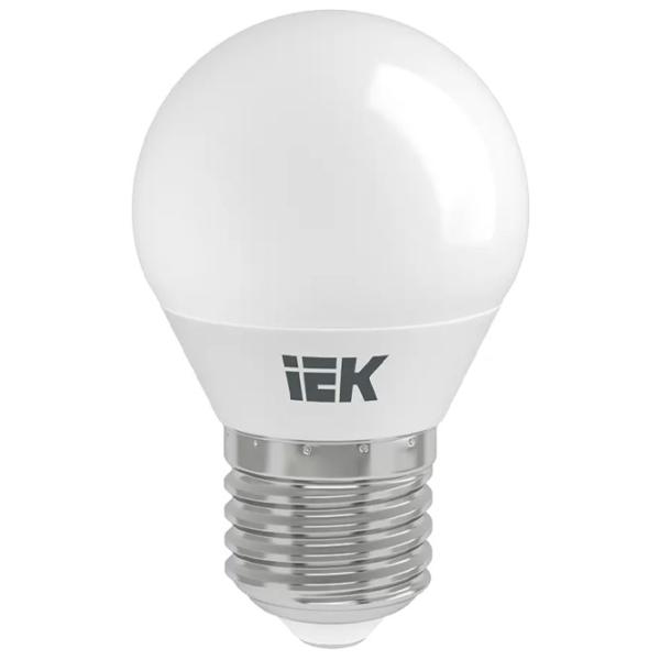 Лампочка светодиодная IEK G45 LLE-G45-9-230-65-E27 E27/ 9 Вт/ 6500 К/ 810лм/ White photo 1 Лампочка светодиодная IEK G45 LLE-G45-9-230-65-E27 E27/ 9 Вт/ 6500 К/ 810лм/ White photo 1