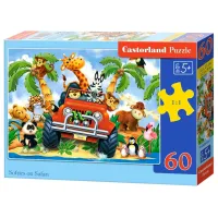 Puzzle 2D Castorland Softies on Safari 5+/ Numărul de piese: 60