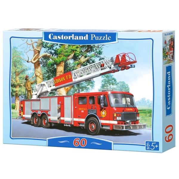 Puzzle 2D Castorland Fire Engine 5+/ Numărul de piese: 60 photo 1