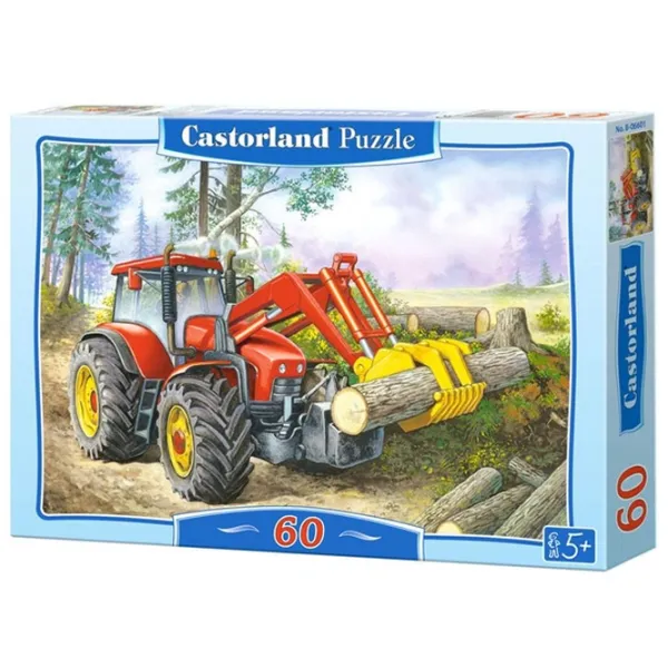 Puzzle 2D Castorland Forestr Site 5+/ Numărul de piese: 60 photo 1