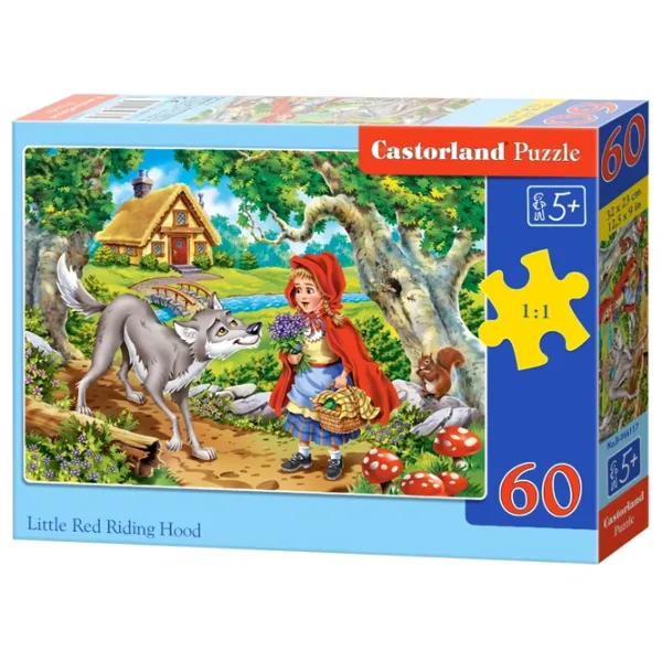 Пазл 2D Castorland Little Red Riding Hood 5+/ Количество деталей: 60 photo 1