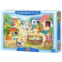 Puzzle 2D Castorland Farm 5+/ Numărul de piese: 60