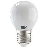 Bec LED cu filament IEK G45 LLF-G45-7-230-30-E27-FR E27/ 7 W/ 3000 K/ 805lm/ Yellow