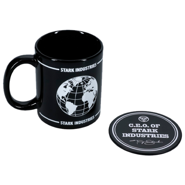 Кружка Paladone Marvel Stark Industries Mug and Coaster 330 мл photo 1