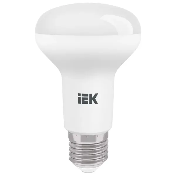 Лампочка светодиодная IEK R63 LLE-R63-8-230-30-E27 E27/ 8 Вт/ 3300 K/ 720лм/ Yellow photo 1 Лампочка светодиодная IEK R63 LLE-R63-8-230-30-E27 E27/ 8 Вт/ 3300 K/ 720лм/ Yellow photo 1