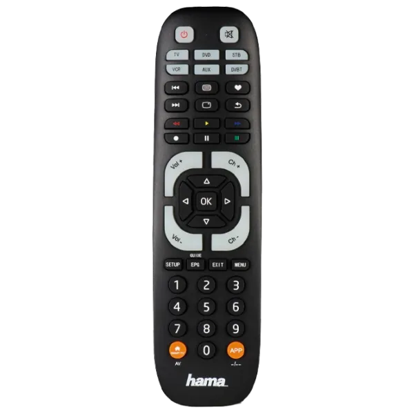 Telecomandă pentru televizor Universal 40074 6in1 Black photo 1
