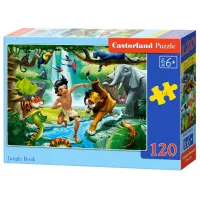 Puzzle 2D Castorland Jungle Book 6+/ Numărul de piese: 120