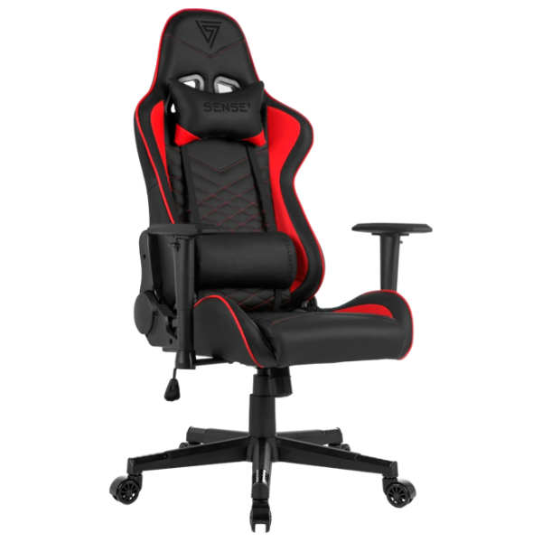 Scaun Gaming SENSE7 Spellcaster Red Black photo 1