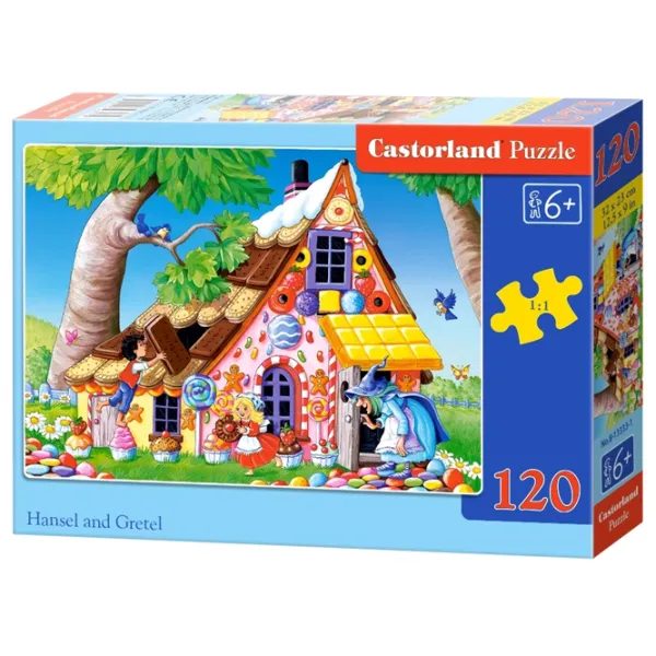 Puzzle 2D Castorland Hansel and Gretel 6+/ Numărul de piese: 120 photo 1