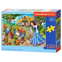 Puzzle 2D Castorland Snow White and the Dwarfs 6+/ Numărul de piese: 120