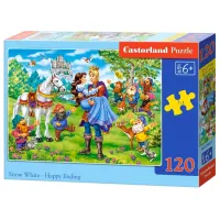 Puzzle 2D Castorland Snow White - Happy Ending 6+/ Numărul de piese: 120