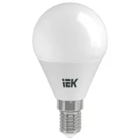 Лампочка светодиодная IEK ALFA G45 LLE-G45-7-230-30-E27 E14/ 7 Вт/ 3000 K/ 900лм/ Yellow