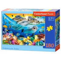 Пазл 2D Castorland Dolphins in the Tropics 7+/ Количество деталей: 180