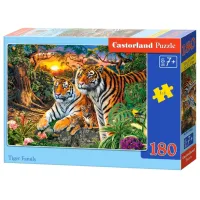 Puzzle 2D Castorland Tiger Family 7+/ Numărul de piese: 180