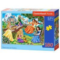 Puzzle 2D Castorland Princesses in Garden 7+/ Numărul de piese: 180